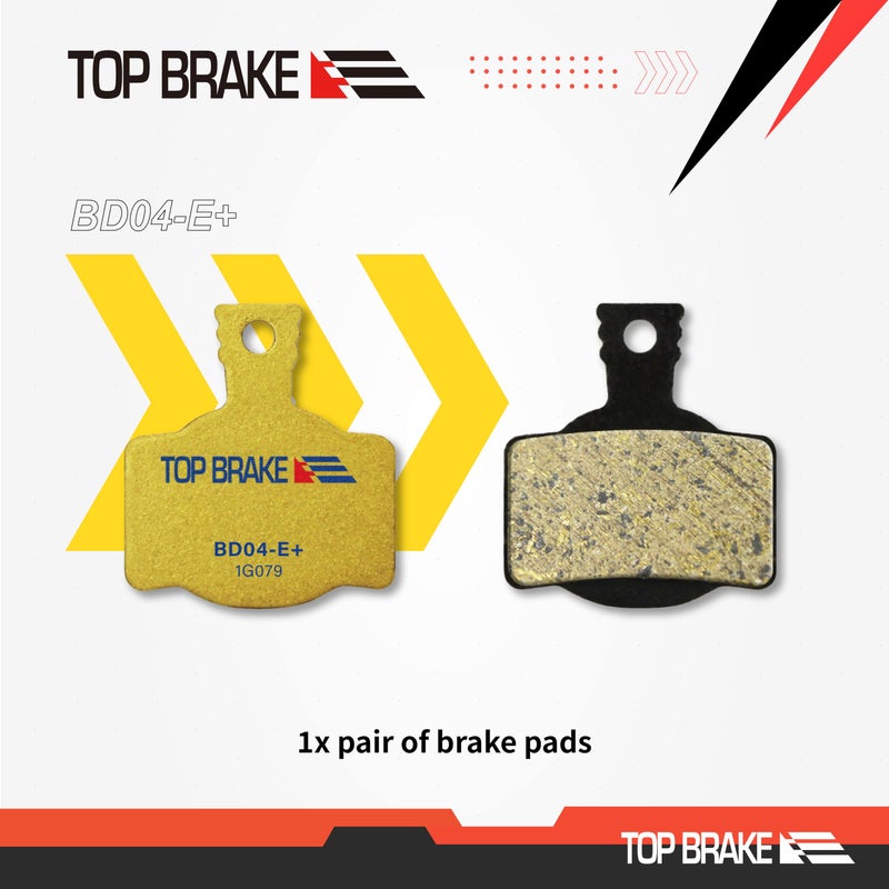 Top Brake وسادات فرامل قرصية للدراجات النارية من توب بريك، متوافقة مع دراجات ماجورا MT2/MT4/MT6/MT8/MT4E/MT Trail الخلفية/MT8 Pro/MT8 SL/MT Sport - Image 3